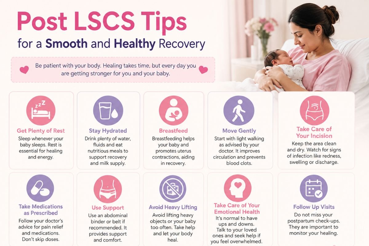 Note For Post Lscs Post LSCS Tips for Faster Recovery – Book Consultation Now